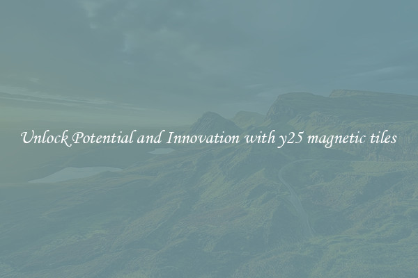 Unlock Potential and Innovation with y25 magnetic tiles 