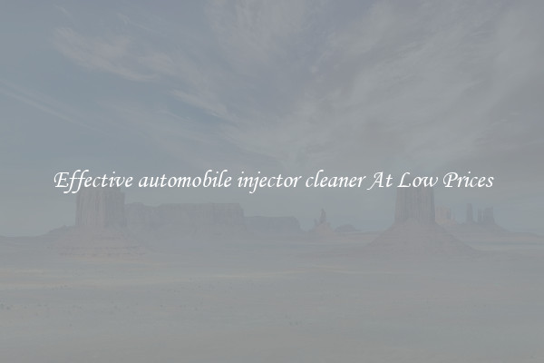 Effective automobile injector cleaner At Low Prices