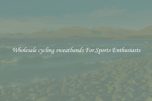 Wholesale cycling sweatbands For Sports Enthusiasts