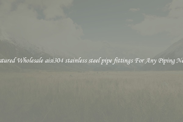 Featured Wholesale aisi304 stainless steel pipe fittings For Any Piping Needs